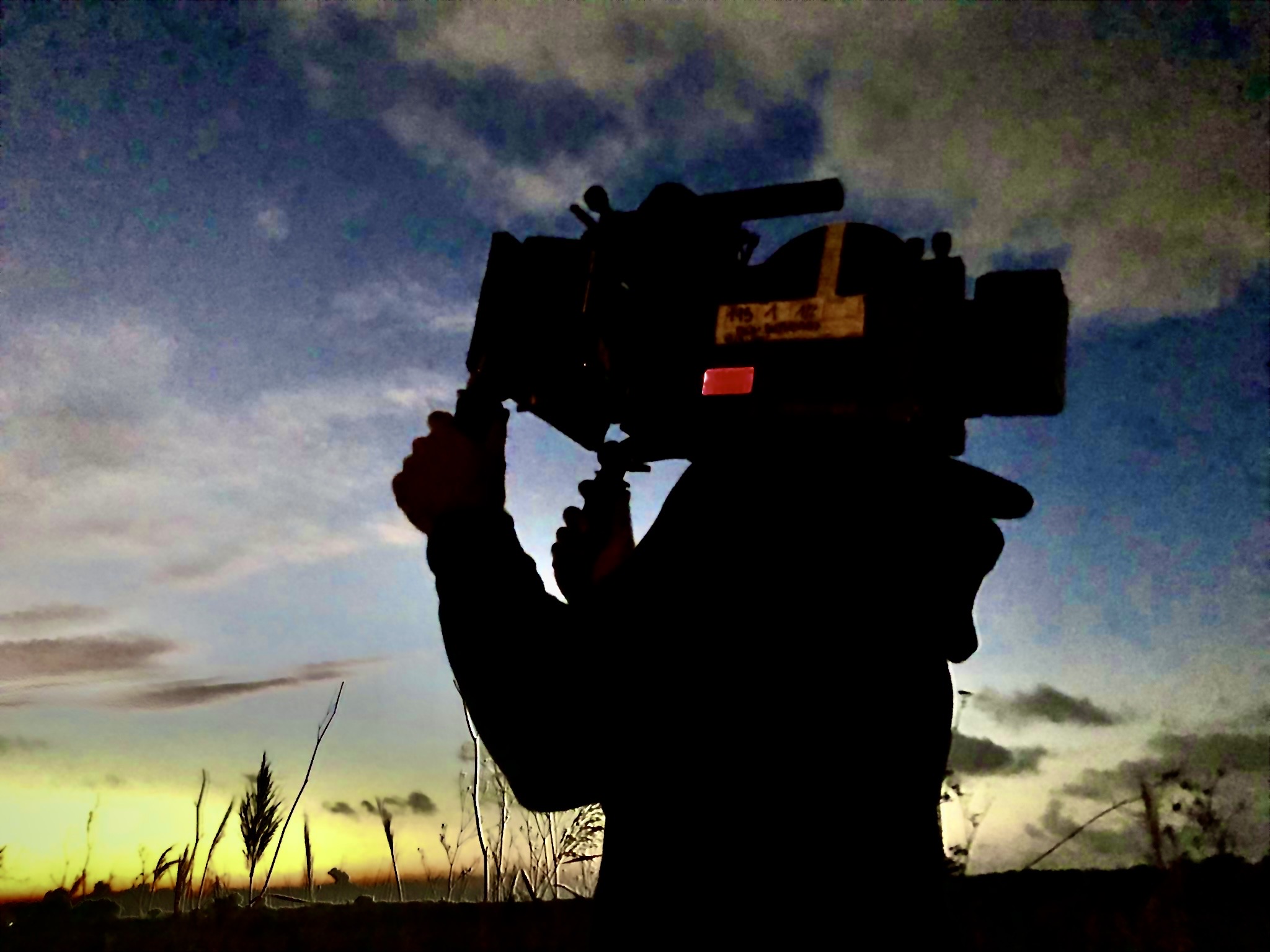 Sul set, al tramonto
