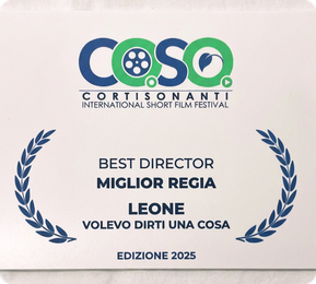 Best Director, Cortisonanti International Short Film Festival 2025
